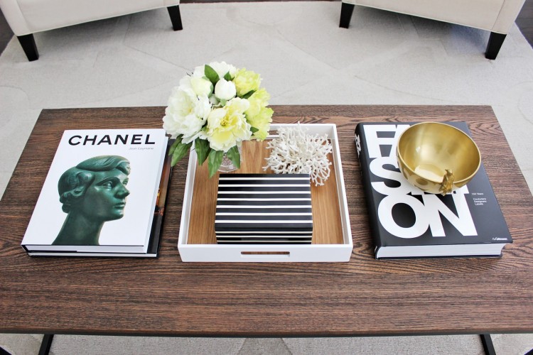 Stylish Black White Coffee Table Books2