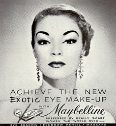 Maybelline Vintage Ads 1950